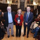 Javier Blasco, Antonio Largo y Pilar Celma, esta mañana