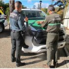 Intertvención conjunta de Guardia Civil y agentes medioambientales de la Junta de Castilla y León por infracciones a la Ley de Caza.