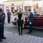 Recreación de la llegada de Alfonso XIII en San Miguel del Arroyo, Valladolid