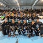 Equipo del Caja Rural CPLV antes del partido.