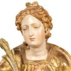 Detalle del busto de la 'Santa Mártir'.