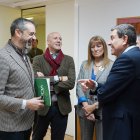 Reunión sobre los presupuestos entre el Grupo Parlamentario VOX y la Junta de Castilla y León.