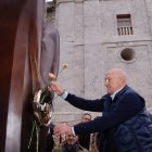 El alcalde de Valladolid, Jesús Julio Carnero, durante el acto por el Día Mundial en Recuerdo de las Víctimas de Accidentes de Tráfico.