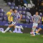 Mario Domínguez se desmarca a la espera de que le llegue el balón, ante Las Palmas.