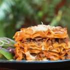 LASAÑA DE BUEY DE MAR Y PAVO