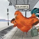 Una de las ilustraciones a subasta