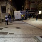 Imagen de la caravana atascada en la calle de los Reyes