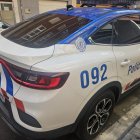 Vehículo de la policía local en una imagen de archivo