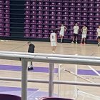 El gerente de la FMD Santiago Hidalgo, en su visita a Pisuerga.