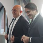 El alcalde de Valladolid, Jesús Julio Carnero, y el consejero de Medio Ambiente, Vivienda y Ordenación del Territorio, Juan Carlos Suárez Quiñones.