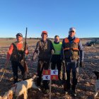 Los tres cazadores regionales en la semifinal nacional.