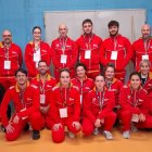 Representación de Castilla y León en el Campeonato de España de Kung Fu.