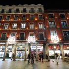 Entrada del Teatro Zorrilla desde la Plaza Mayor