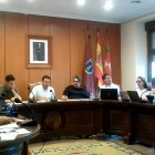 Pleno del Ayuntamiento de Peñafiel en un fotograma de archivo.
