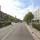 Paseo Zorrilla a la altura del hotel Vincci, lugar donde tuvo lugar el accidente