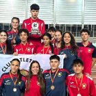 Atletas del CAV presentes en Salamanca.