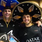 El vallisoletano Arturo Coello y el argentino Agustín Tapia, tras el último logro en Acapulco.