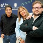 Jean Hernández de Idea Food Center, Sheila Villacé de DQ Trabajo Social y Pablo González de BVE Agency