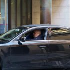 Llegada de Óscar a los juzgados de Valladolid.