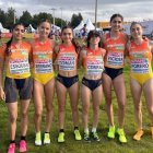 Selección española de campo a través en el Europeo de Turquía.