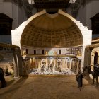 Una imagen del belén monumental, con el panteón de Agripa.