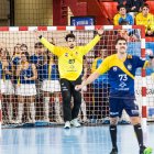 Juan Manuel Bar, en la portería del Recoletas.