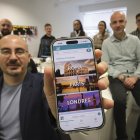 Ricardo Hernández, Luis Vaquero y Sebastián de Prada junto con el resto del equipo de DareMapp.