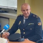 El jefe de policía antidroga de Valladolid, en una imagen de archivo durante la presentación de la operación Churruca