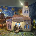 Belén Navideño de la Salle inspirado en Van Gogh