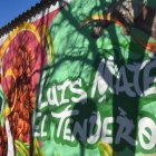 Mural dedicado a Luis Maté en el Parque de Jesús Olea