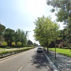 Avenida Salamanca a la altura del colegio Maristas, lugar donde ha tenido lugar el choque múltiple