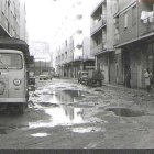 La calle San Lázaro en el barrio de La Victoria en los años 70.