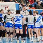 Una acción del partido entre Aula y Bera Bera en Huerta del Rey.