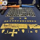 Objetos del grupo criminal intervenidos por la Policía Nacional