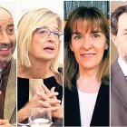 Carlos Alberola, Pilar Garcés, Carmen Camarero y Valentín Cardeñoso.