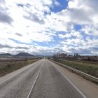 N-122 a la altura de Peñafiel