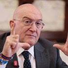 El alcalde de Valladolid, Jesús Julio Carnero, durante la entrevista con Europa Press.