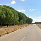 Carretera VP-2302 en Montemayor en el que se produjo el accidente