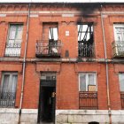 Casa 'okupa' en la calle Estrella tras el incendio