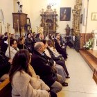 El arzobispo de Valladolid, Luis Argüello, oficia la misa de apertura del Año Jubilar por el 300 aniversario de santo Toribio de Mogrovejo en la ermita homónima en Mayorga.