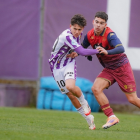 Sergi Esteban, ante el Deportivo Fabril.