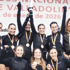 Equipo femenino del Vicky Foods, vencedor de Castilla y León.