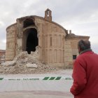 Desplome del ábside de Muriel de Zapardiel (Valladolid)