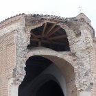 Desplome del ábside de Muriel de Zapardiel (Valladolid)