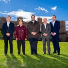 Jorge Mongil, profesor e investigador de la UCAV, en la presentación del proyecto junto con el resto de las empresas y entidades que participan en el estudio.