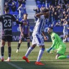 Autogol de Jaouab ante el Leganés, una acción que define el cúmulo de desgracias blanquivioleta.