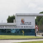 Acceso principal al parque tecnológico de la localidad vallisoletana de Boecillo.