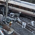Estado en el que quedaba el Alvia tras el accidente ferroviario de Córdoba.