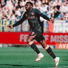 Noah Ohio celebra un gol con el filial del Utrecht.