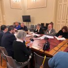 Reunión de la comisión en el Ayuntamiento de Valladolid